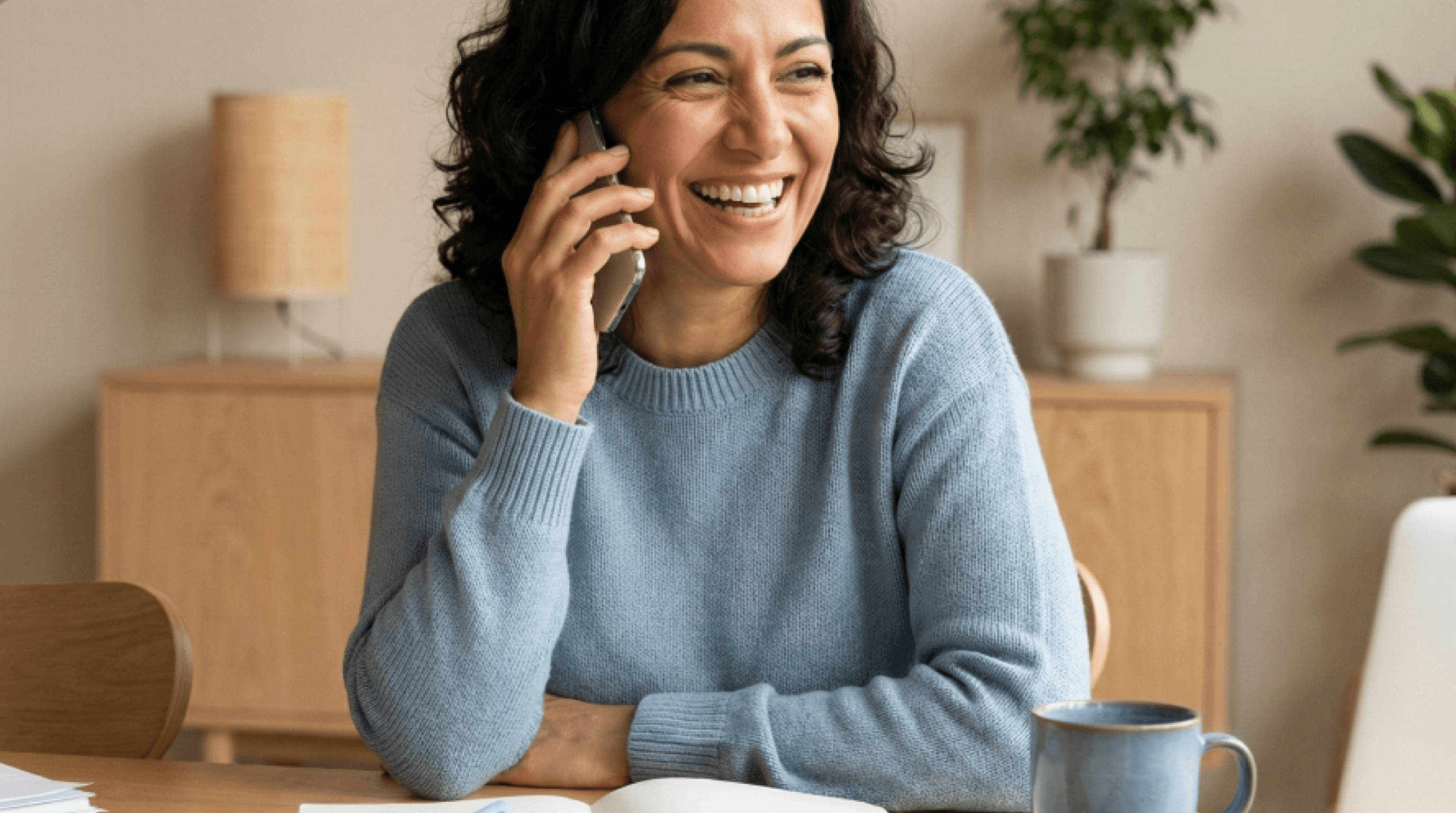 Care coordinator helping patient