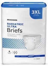 McKesson Bariatric Ultra Adult Diapers with Tabs, Heavy