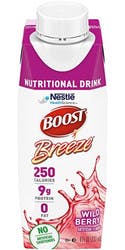 Boost Breeze Nutritional Drink, Wild Berry, 8 oz.