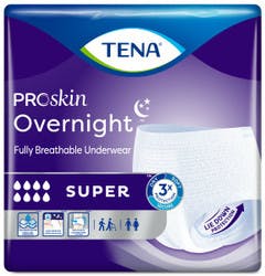 TENA Overnight Super Protective Incontinence Underwear, Overnight Absorbency