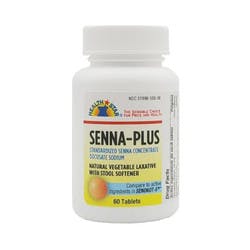 Health Star Senna-Plus Natural Vegetable Laxative Stool Softener