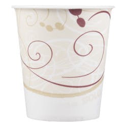 Solo Disposable Paper Drinking Cup, Symphony Print