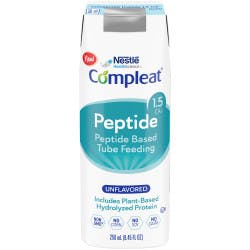 Compleat Peptide Ready to Use Oral Supplement/Tube Feeding Formula, Unflavored Carton