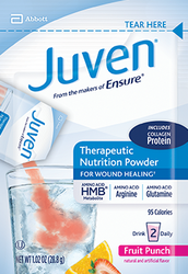 Juven Arginine/Glutamine Supplement Powder, Fruit Punch Flavor, 1.02 oz., Individual Packet