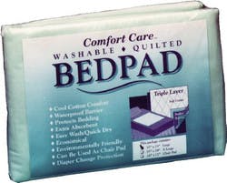 Comfort Care Reusable Polyester/Rayon Underpad, Heavy Absorbency