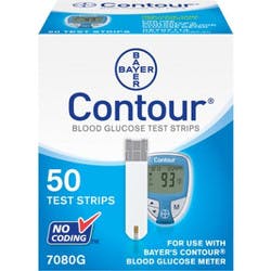 Bayer Contour Blood Glucose Test Strips