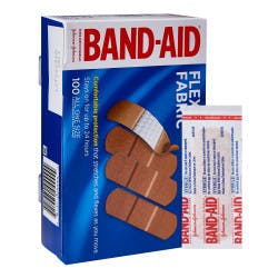 Band-Aid Flex Fabric Adhesive Bandages, All in One Size, 1 X 3&quot;