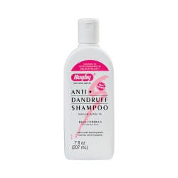 Rugby Anti Dandruff Shampoo, Bottle, 7 oz, Unscented