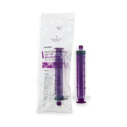 McKesson Piston Irrigation Syringe Flat Top with Enfit Tip, Nonsterile