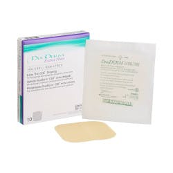 DuoDERM Extra Thin Hydrocolloid Dressing, 4&quot; X 4&quot;, Square Sterile