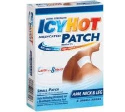 Extra Strength Topical Icy Hot Medicated Patch, Menthol Patch, 5 Per Box