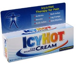 Icy Hot Pain Relieving Cream, Menthol / Methyl Salicylate Cream, 1.25 oz.