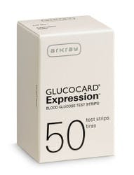 Glucocard Expression Blood Glucose Monitor, 50 Strips Per Box