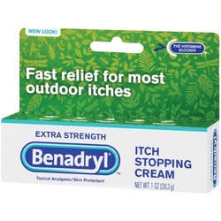 Benadryl Extra Strength Itch Stopping Cream, 1 oz.