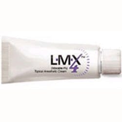 LMX 4 Topical Anesthetic Cream, lidocaine 4%, .17 oz.