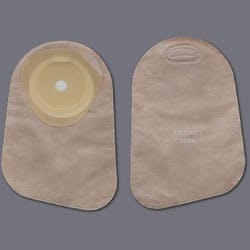 Premier Colostomy Pouch, 9&quot; Length, 5/8 to 2-1/8&quot; Stoma, Trim To Fit, Beige