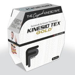 Kinesio Tex Gold Kinesiology Tape, 2 Inch x 34 Yard, Black