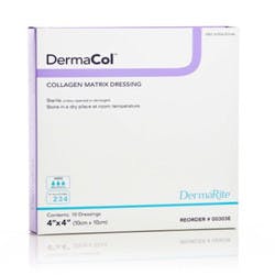 DermaCol Collagen Matrix Dressings, 4 X 4&quot;