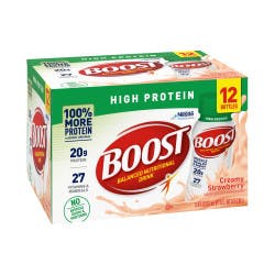 Boost High Protein Balanced Nutritional Drink, 8 oz., Creamy Strawberry