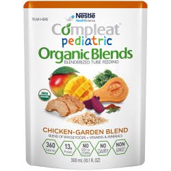 Compleat Pediatric Organic Blends Chicken-Garden Tube Feeding, 10.1 oz