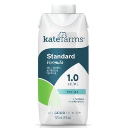 Kate Farms Standard 1.0 Sole-Source Nutrition Formula, Vanilla, 11 oz.