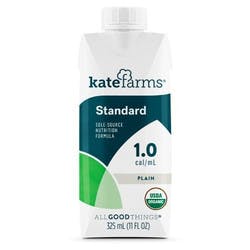 Kate Farms Standard 1.0 Sole-Source Nutrition, Plain, 11 oz.
