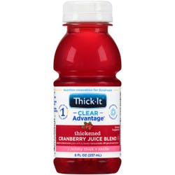 Thick-It Clear Advantage Thickened Cranberry Juice Blend, Mildly Thick, Nectar Consistency