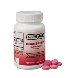 Geri-Care Cranberry Supplement, 450 mg, 100 Tablets