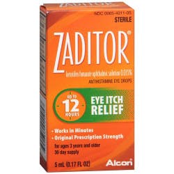 Zaditor Antihistamine Eye Drops Itch Relief