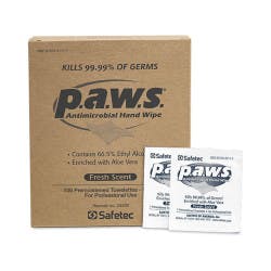 P.A.W.S. Antimicrobial Hand Wipe, Fresh Scent