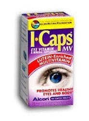 ICaps MV Eye Vitamin &amp; Mineral Supplement, 256 mg, 100 Tablets