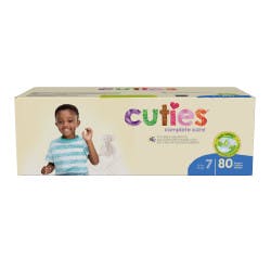 Cuties Complete Care Diapers with Tabs, Heavy Absorbency