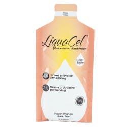 Liquacel Concentrated Liquid Protein Supplement, Peach Mango, 1 oz.