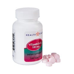 Geri-Care Vitamin B-12 Dietary Supplement, 100 mcg, 100 Tablets