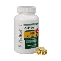 Major Fish Oil Dietary Supplement, 500 mg, 130 Softgels