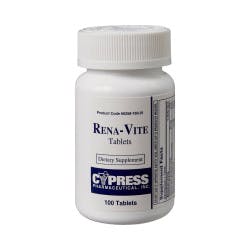 Rena-Vite Folic Acid/Vitamin B Dietary Supplement, 0.8 mg, 100 Tablets