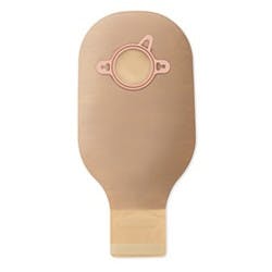 New Image Two-Piece Drainable Ostomy Pouch with Lock 'n Roll Microseal Closure, Beige