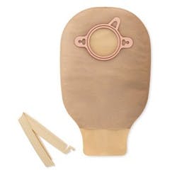 New Image Two-Piece Drainable Mini Ostomy Pouch, Clamp Closure