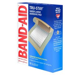 BAND-AID Brand TRU-STAY Large Adhesive Bandages