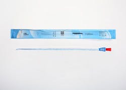 Cure Ultra Urethral Catheter, Male, Coude Tip, Lubricated PVC, 16&quot;