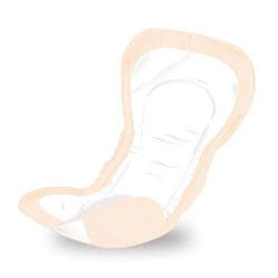Presto Shaped Incontinence Pads, Moderate Absorbency