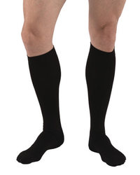 Jobst Men's Dress SupportWear Knee-High Compression Socks, Closed Toe, 8-15 mmHg