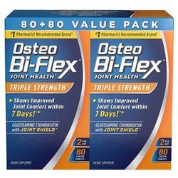 Osteo Bi-Flex Joint Health Triple Strength Dietary Supplement, Twinpack, 160 Count