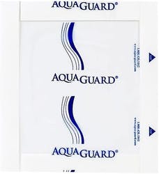AquaGuard Moisture Barrier Sheet Shower Cover, 10 X 12&quot;