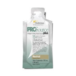 ProSource Plus Collagen &amp; Whey Protein Formula Packets, Neutral, 1 oz.