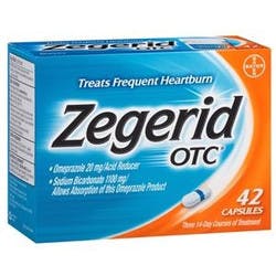 Zegerid OTC Heartburn Relief Capsules, 42 Tablets