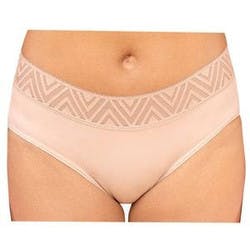 Thinx Hiphugger Period Protective Underwear, Beige, Moderate Absorbency