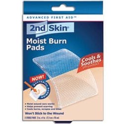 2nd Skin Moist Burn Pad, 3 X 4”