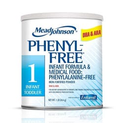Mead Johnson Phenyl-Free 1 Infant Formula &amp; Medical Food Powder, 1 lb.