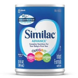 Similac Advance Opti Gro Infant Formula, Concentrated Liquid, 13 oz.